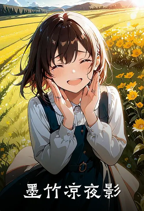 墨竹凉夜影