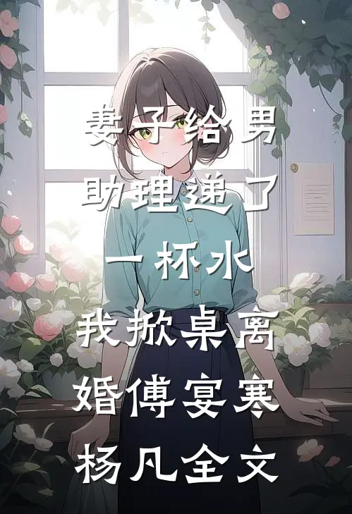 妻子给男助理递了一杯水，我掀桌离婚傅宴寒杨凡全文