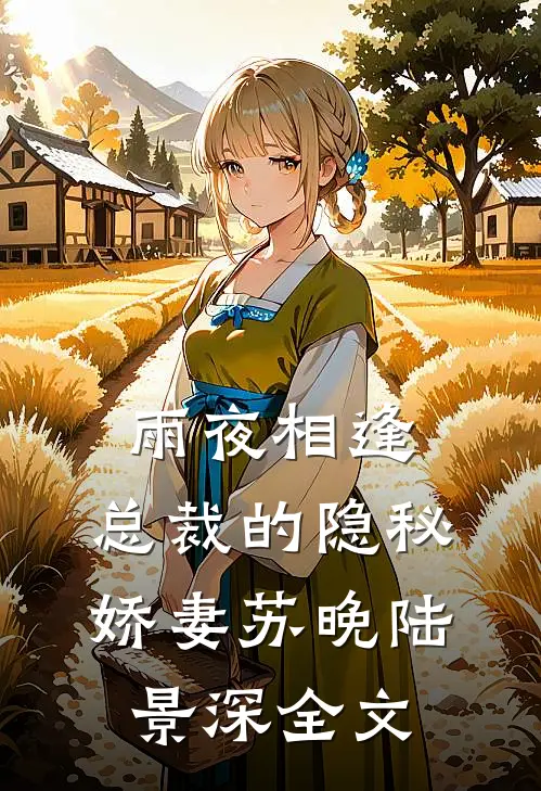 雨夜相逢：总裁的隐秘娇妻苏晚陆景深全文