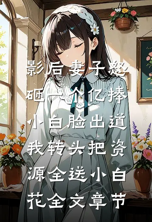 影后妻子怒砸一个亿捧小白脸出道，我转头把资源全送小白花全文章节
