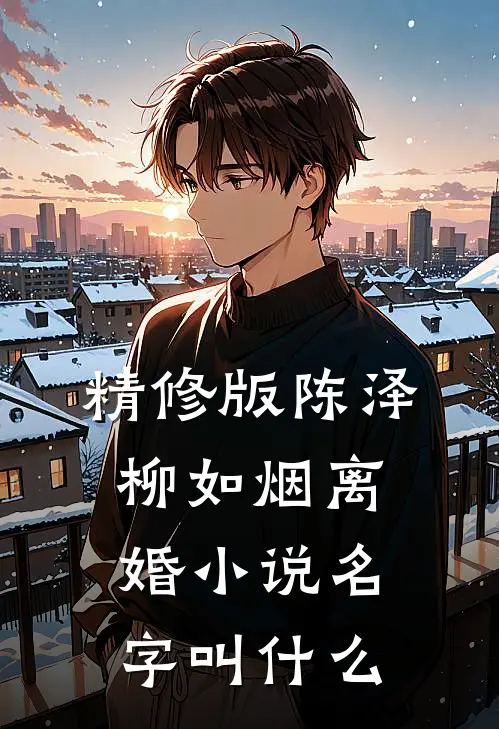 精修版陈泽柳如烟离婚小说名字叫什么