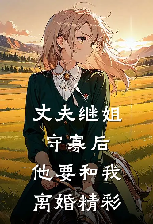 丈夫继姐守寡后，他要和我离婚精彩